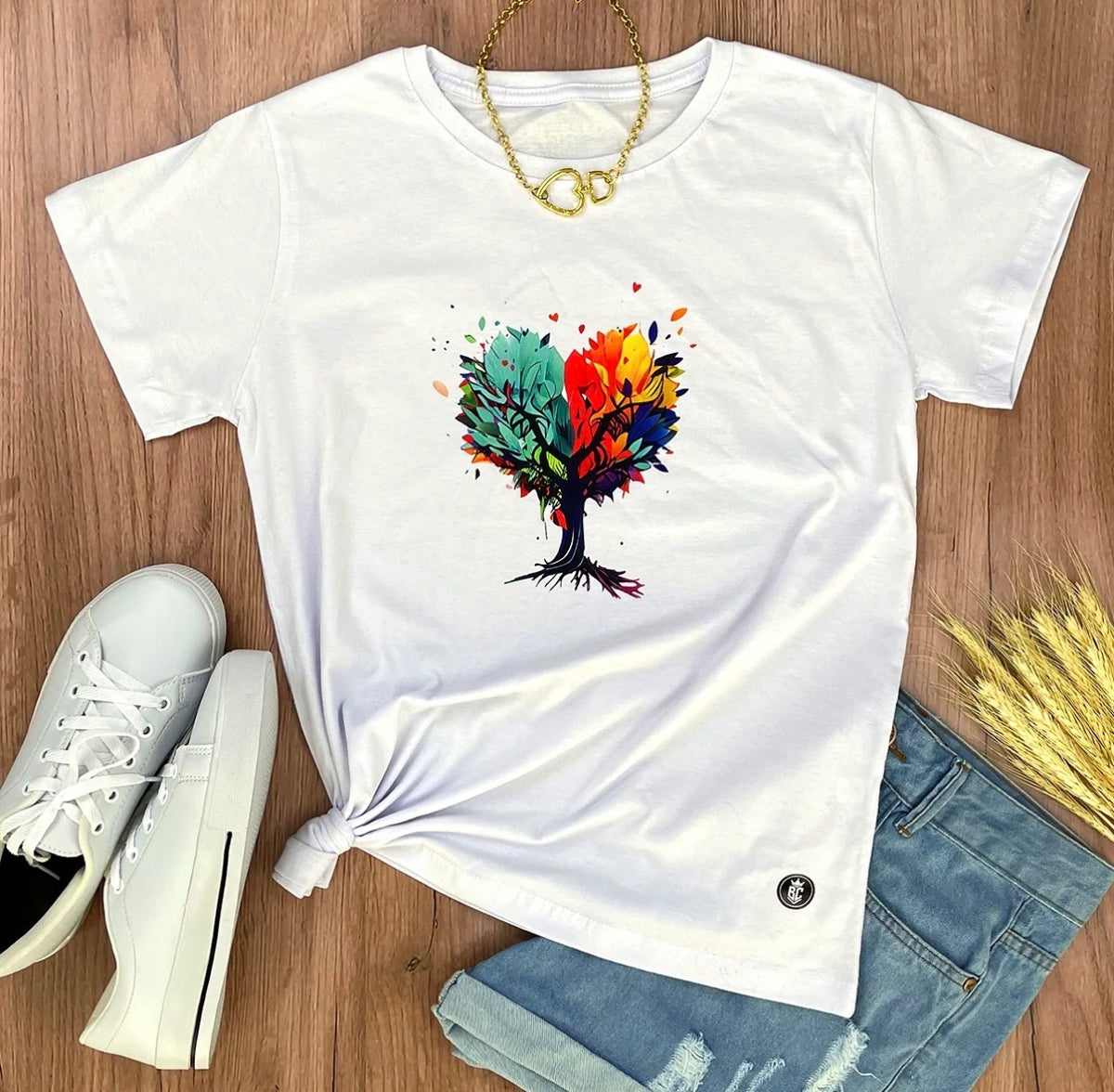 Camiseta Feminina “Árvore da Vida”