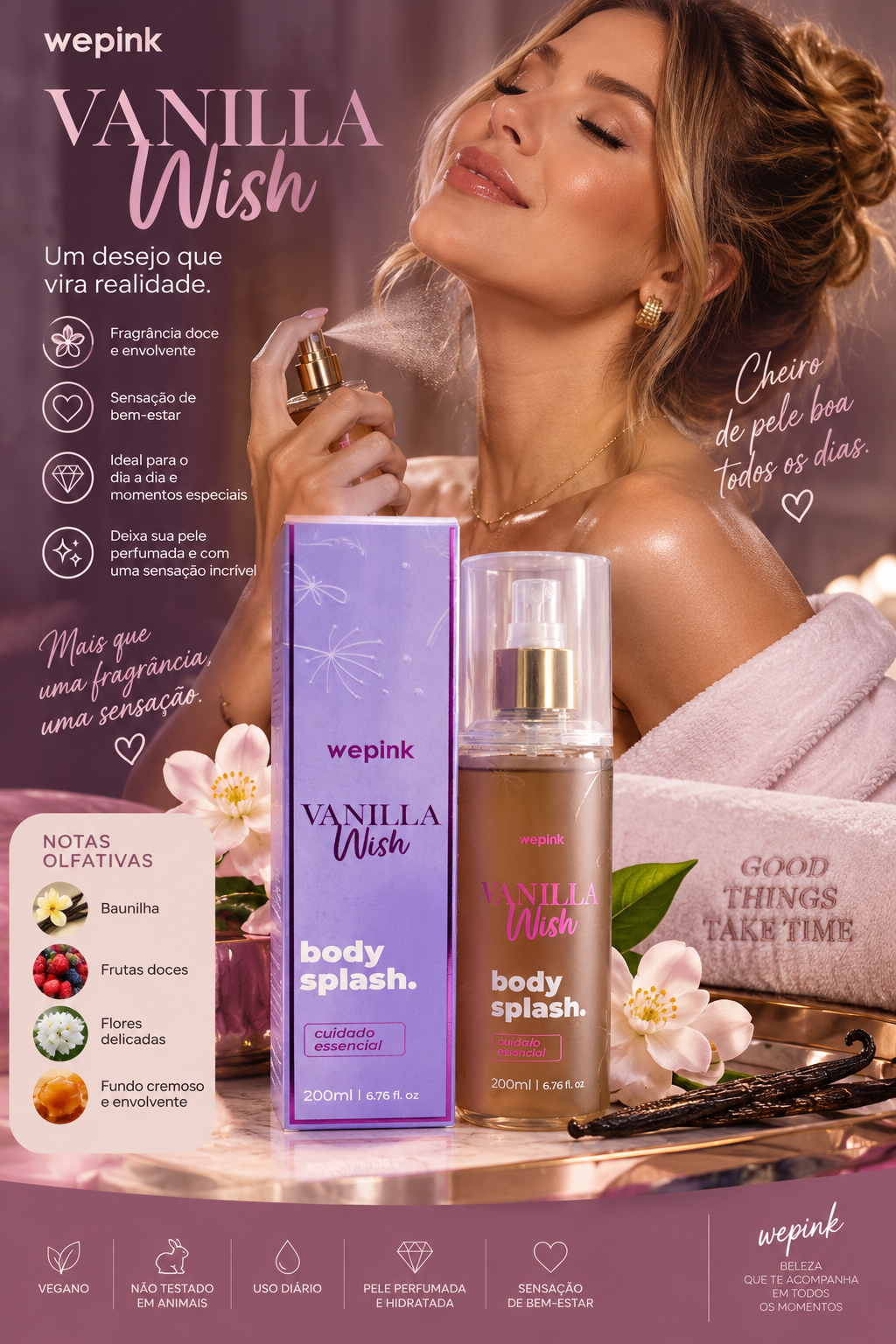 Body Splash Wepink “Vanilla Wish”