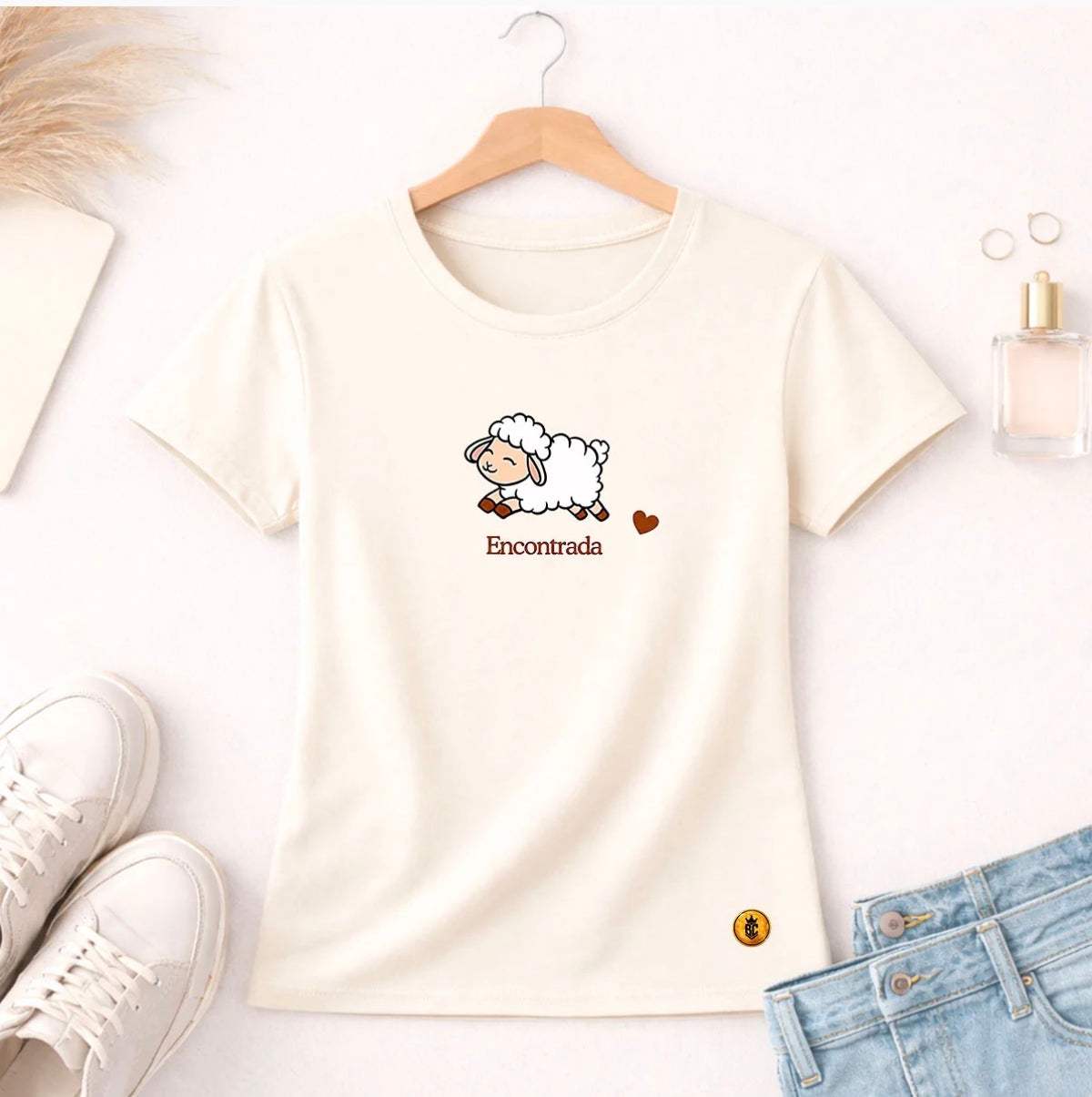 Camiseta feminina Off White “Encontrada”
