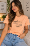 Camiseta Feminina Salmão “Confie no Senhor”