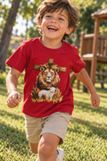 Camiseta Infantil “Leão & Cordeiro”